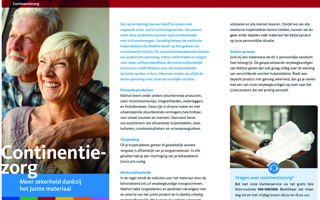 Algemene brochure continentiezorg