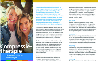 Algemene brochure compressietherapie